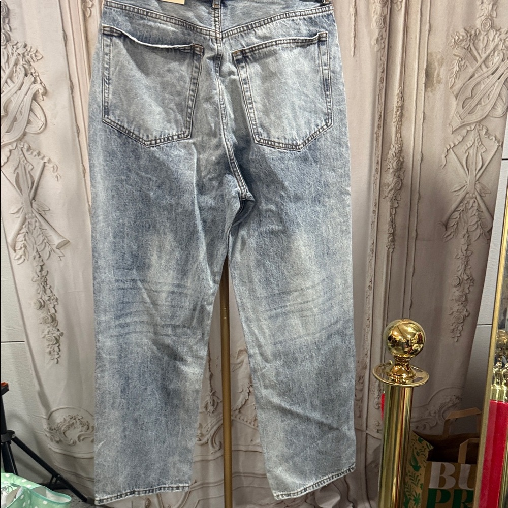 Wide leg baggy Jeans - Women